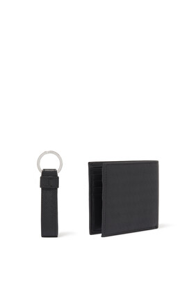 Wallet and Key Ring Gift Set
