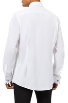 Slim Fit Plissé Evening Shirt