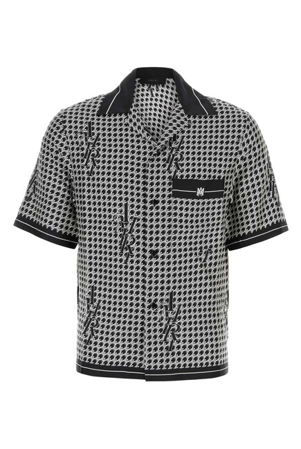 Houndstooth-Print Cotton Shirt