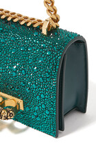 Crystal Embellished Mini Jeweled Satchel