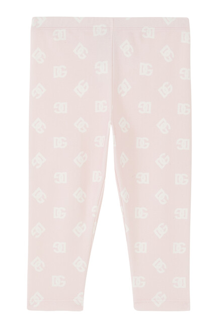 Kids All-Over Logo Leggings