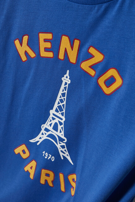 Kids Logo Eiffel Tower Paris T-Shirt