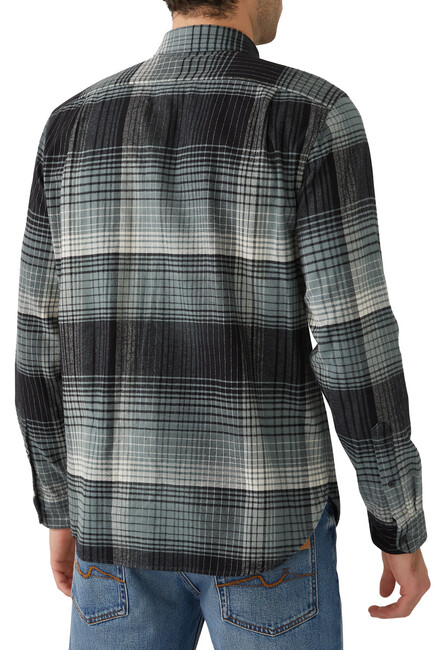 Salton Plaid Button-Up Shirt