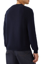 Monogram Motif Knit Crewneck Sweater