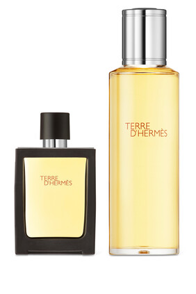 Terre d'Hermès, Parfum, 30ml Travel Spray and 125ml Refill