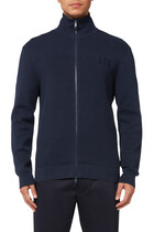 Ribbed Zip Jumper