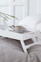 Matte White Breakfast in Bed Tray