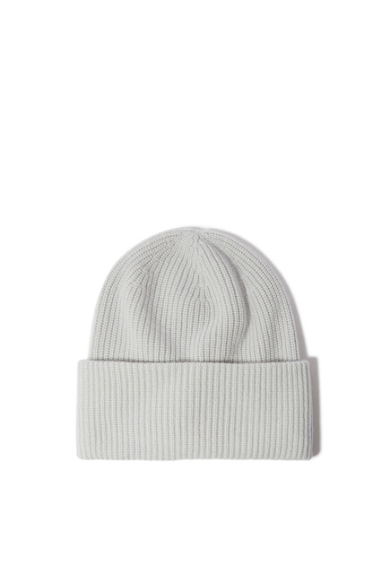 Knitted Logo Patch Beanie