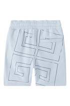 Kids Logo-Print Drawstring Shorts