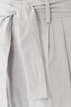 Tailored Self-Belt Trousers