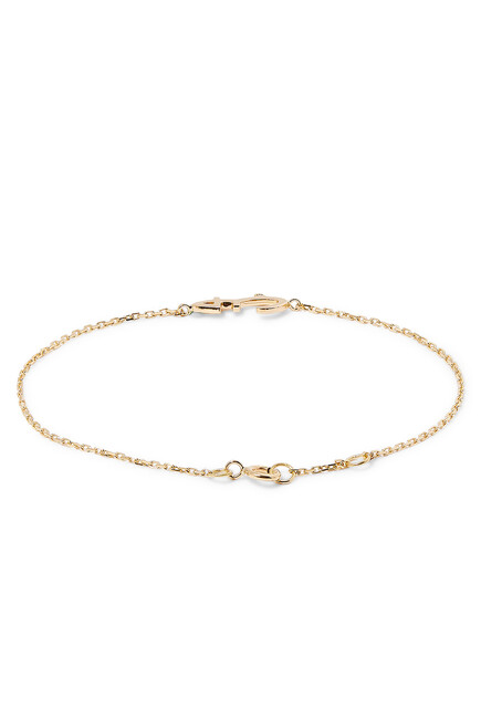 Hob Bracelet, 18k Yellow Gold & Diamonds