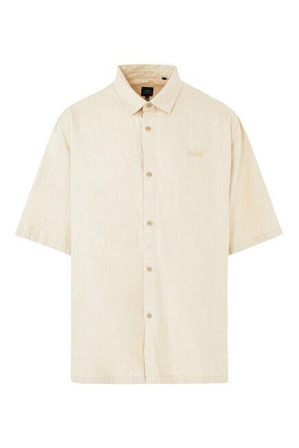 Button-Up Twill Shirt