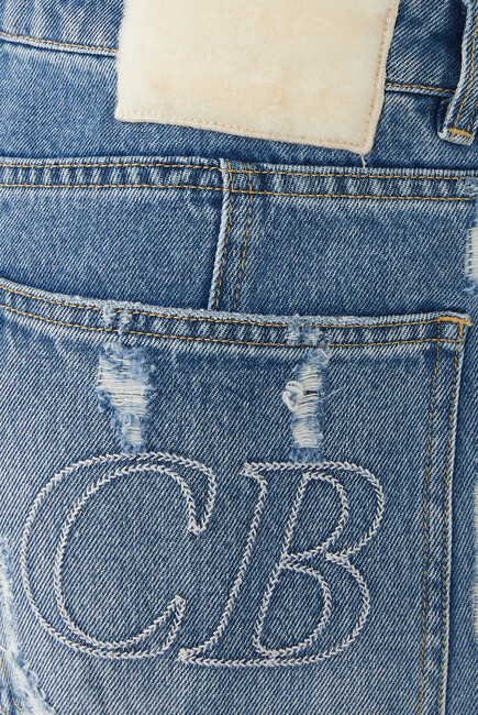 Distressed Denim Jeans