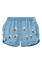 Kids Bee-Print Shorts