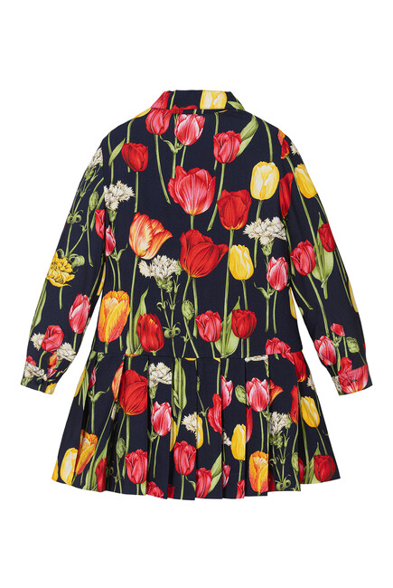 Kids Floral Print Dress