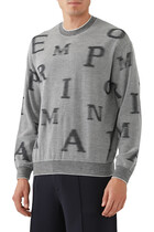 Knitted EA Logo Sweatshirt