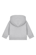 Kids Graphic Zipped Cotton Hoodie