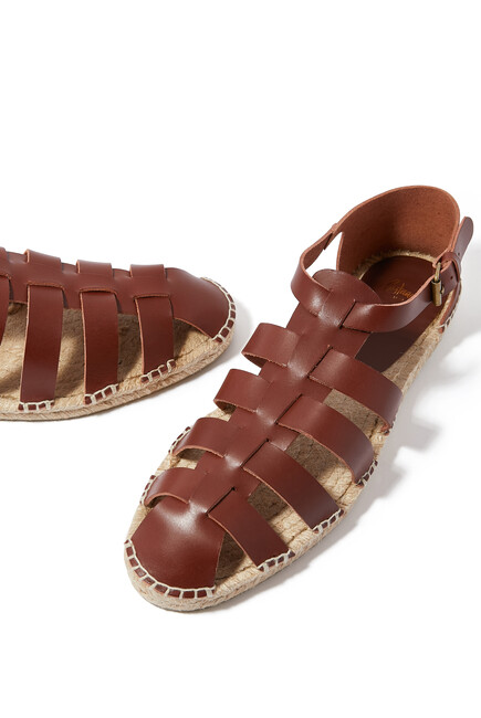 Samos Napa Cureo Leather Sandals