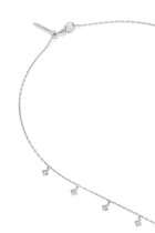 Sparkle Princess Necklace, 18k White Gold & Diamonds