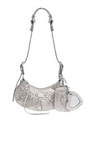 Le Cagole XS Shoulder Bag With Rhinestones