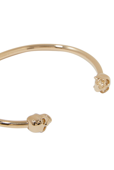 Thin Twin Skull Bracelet