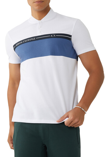 Buy Armani Exchange Logo Polo Shirt for Mens | Bloomingdale's KSA