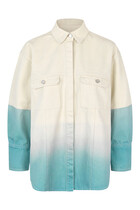 Sgphoenix Dip Dye Denim Overshirt