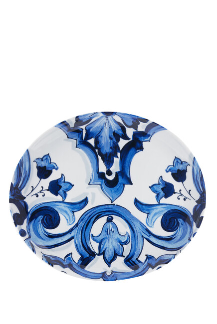 Fiore Blu Mediterraneo Small Oval Serving Plate