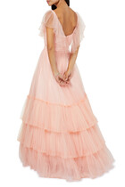 Tulle Ruffle Gown