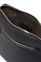 Grained Italian-Leather Envelope Bag