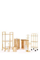 Square Gold-Plated Trolley