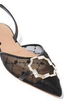 Misha Mesh Slingback Ballerina Flats