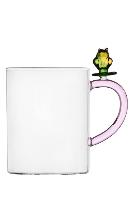 Fruits and Flower Mug with Frog