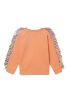 Kids Fringed Star Sweatshirt