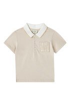 Kids Jersey Polo Shirt with Logo Pocket