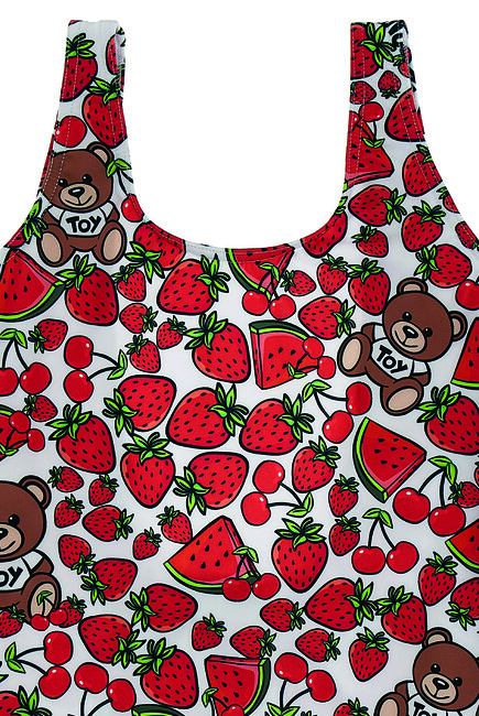 Moschino Kids Strawberry-Print Swimsuit