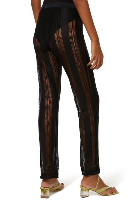 Knitted Mesh Pants