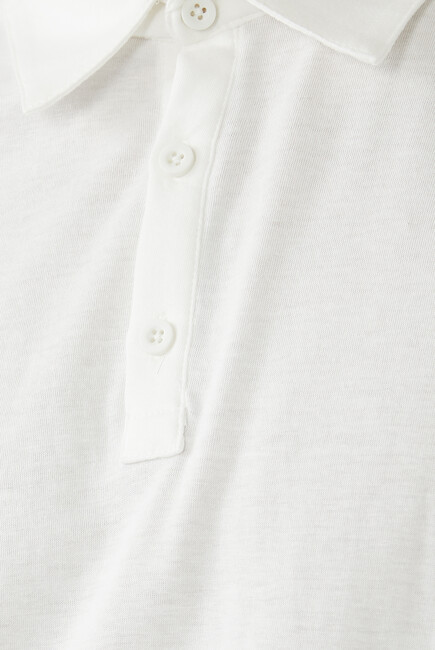 Slub Cotton-Jersey Polo Shirt