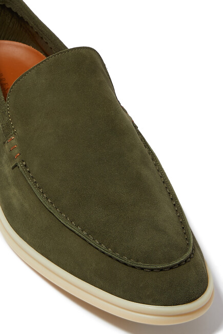 Suede Leather Loafers