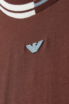 Kids Eagle Logo Cotton Jersey T-Shirt