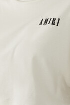 Cropped Logo Print T-Shirt