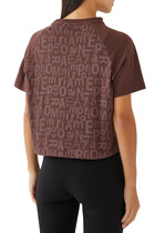 EA7 Graphic Cropped T-Shirt