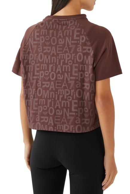 EA7 Graphic Cropped T-Shirt