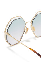 Poppy Octagonal Sunglasses