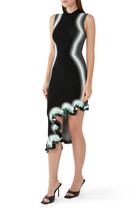 Lila Signature Wavy Dress With Sequins