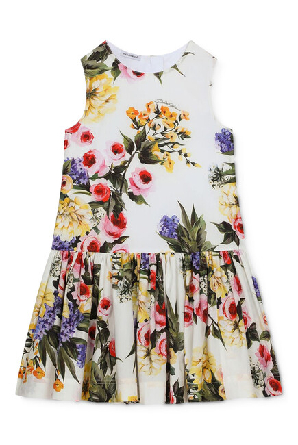 Kids Floral Print Dress