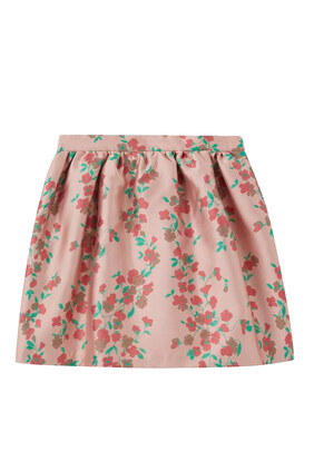 Floral Gathered Skirt