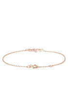 Hobb Bracelet, 18k Pink Gold & Diamonds