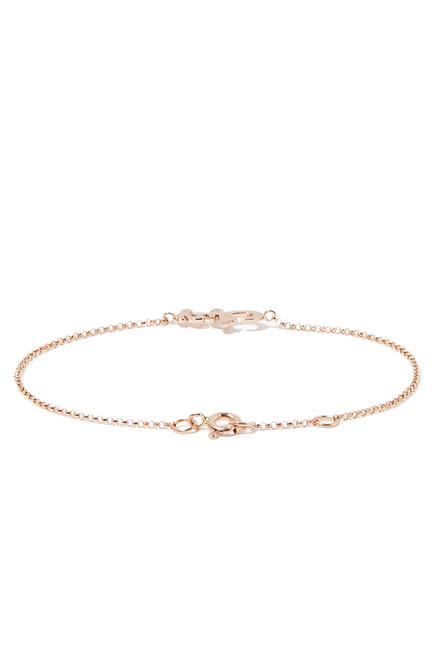 Hobb Bracelet, 18k Pink Gold & Diamonds