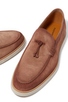 Coroa Suede Tassel Loafers